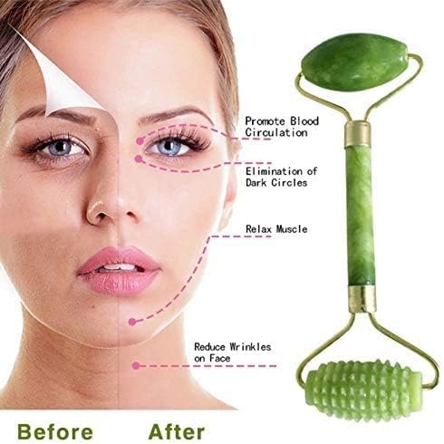 Jade Roller & Gua Sha Facial Tool Set