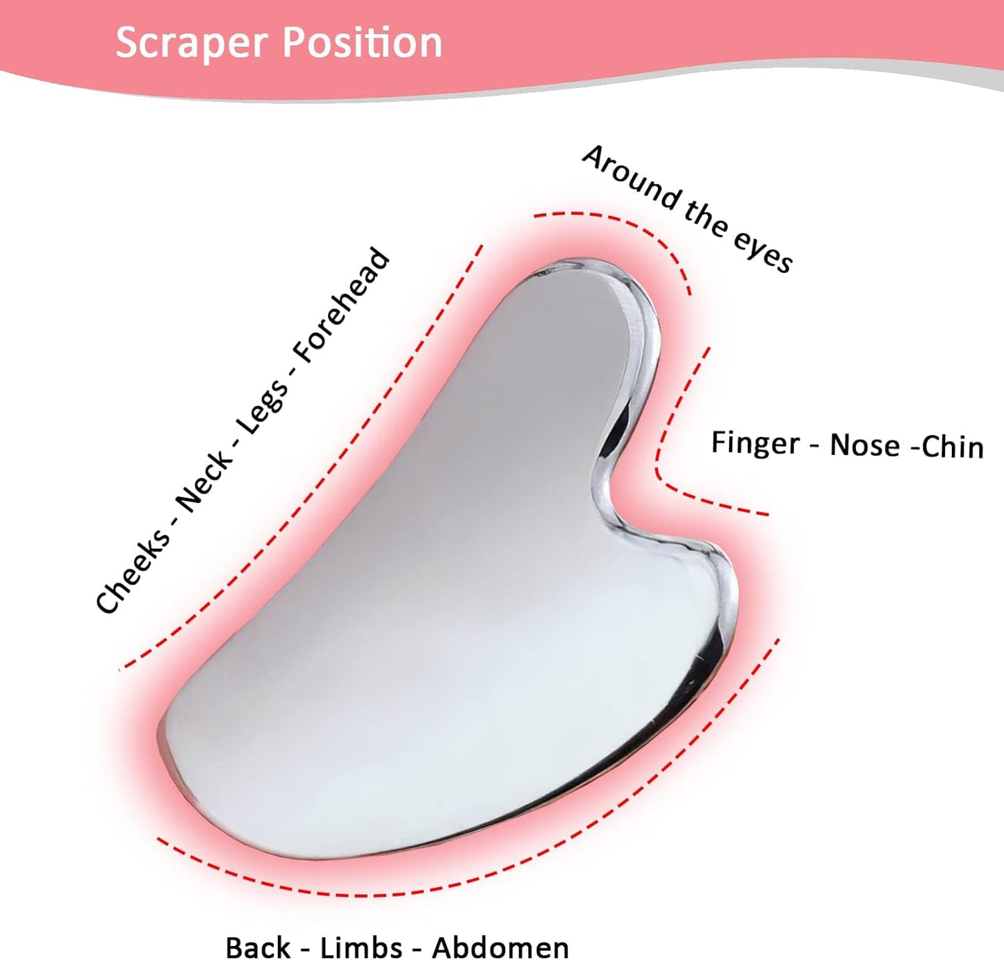 Stainless Gua Sha Massage Tool