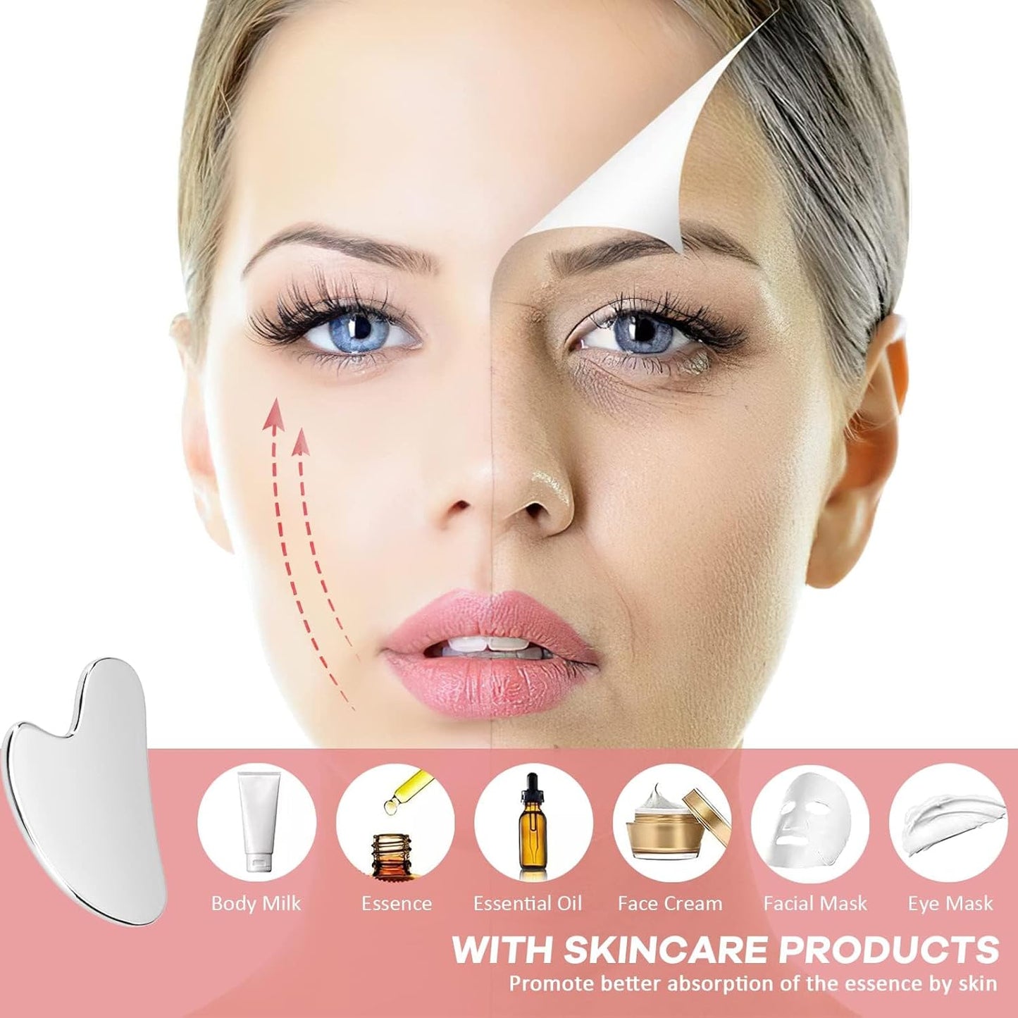 Stainless Gua Sha Massage Tool